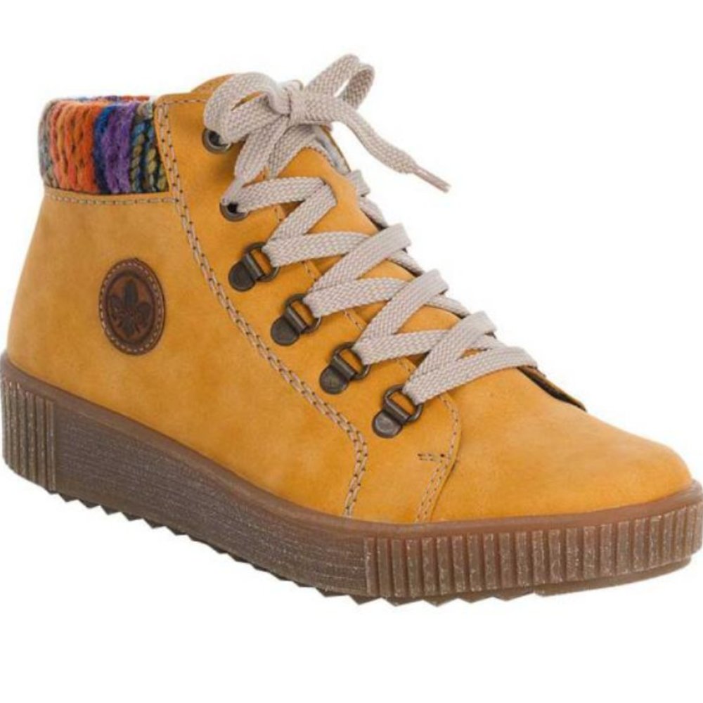 Rieker Women's Yellow Ankle Booties